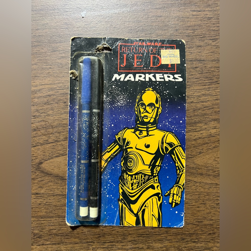 Return Of The Jedi Markers- C3po Cover Butterfly 1983 New Sealed